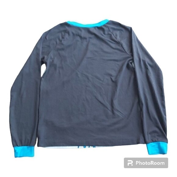 Boys Black/Gray Batman Long Sleeved Pajama Top Ages 7 -10 - Picture 2 of 4